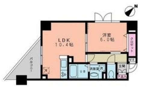 ルーチェ茗荷谷 501号室 間取り図