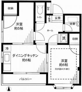 パークサイドハイツ新大塚間取り図