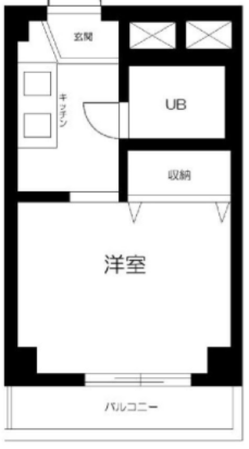 ジュネス33A間取り図