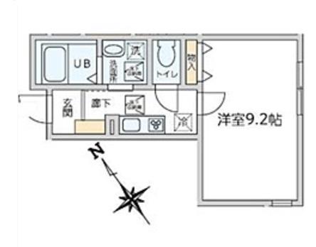 アイムタウン千駄木間取り図