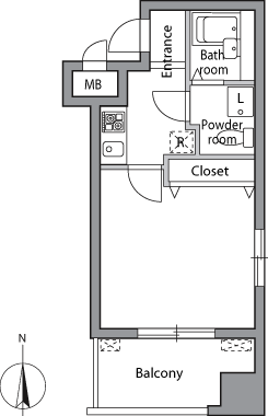 レジディア神楽坂間取り図