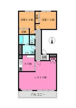 サニーサイドフラッツ間取り図