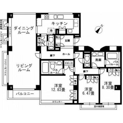 コスモ千石間取り図