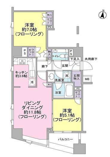 パークハウス本郷三丁目アーバンス間取り図