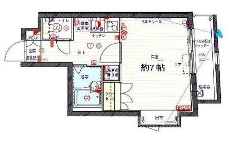 クレイシア北新宿間取り図