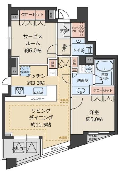 スターロワイヤル文京小石川間取り図