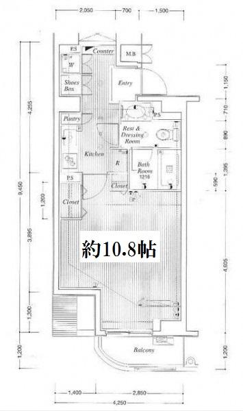 スカーラ文京本郷スカイプラザ間取り図