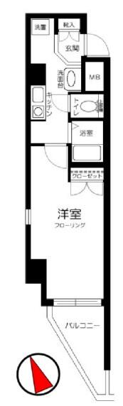 シンシア早稲田間取り図