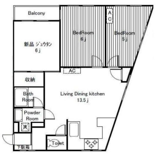 後楽園マンション間取り図