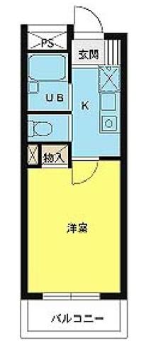 スカイコート神楽坂第2間取り図