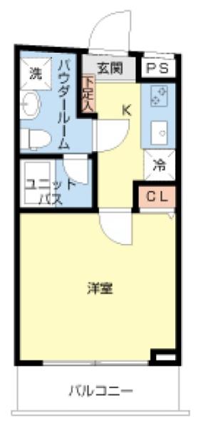 スカイコート牛込神楽坂間取り図