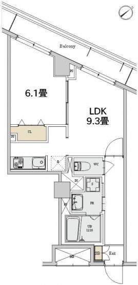 カスタリア本駒込間取り図