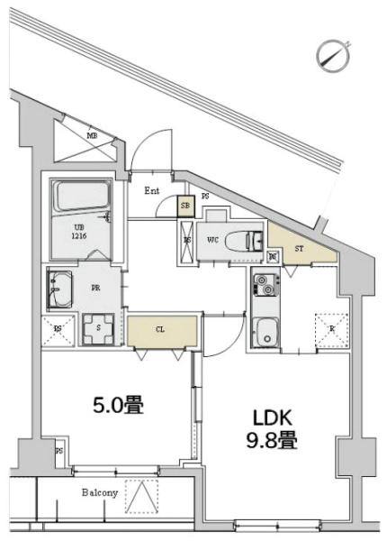 カスタリア本駒込間取り図