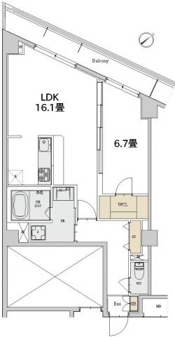 カスタリア本駒込間取り図