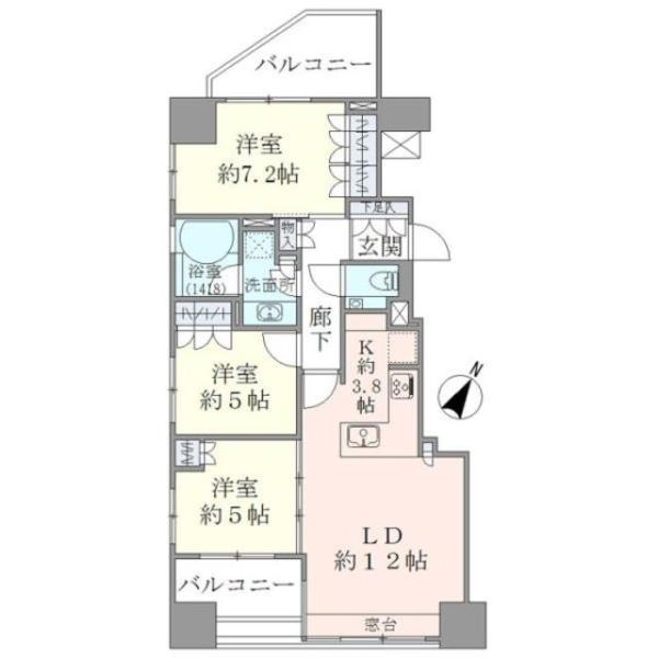 Brillia護国寺富士見坂間取り図