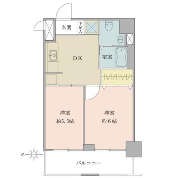 東建ニューハイツ九段間取り図