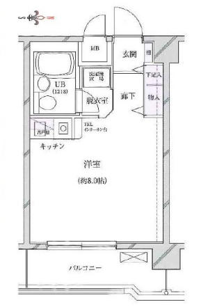 シャルマン中野坂上間取り図