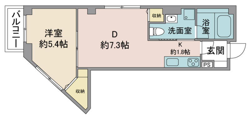 プランドール小石川間取り図