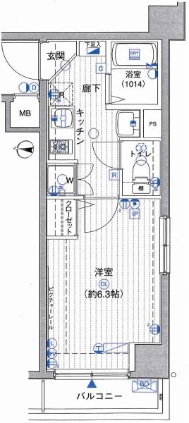 ラグジュアリーアパートメント本郷間取り図