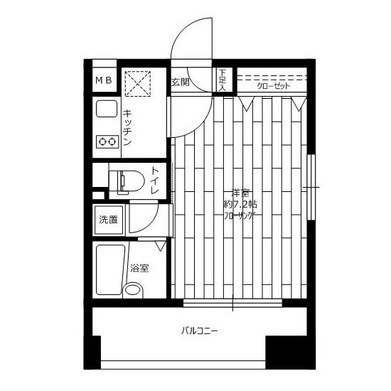 ステージグランデ文京大塚 305号室 間取り図
