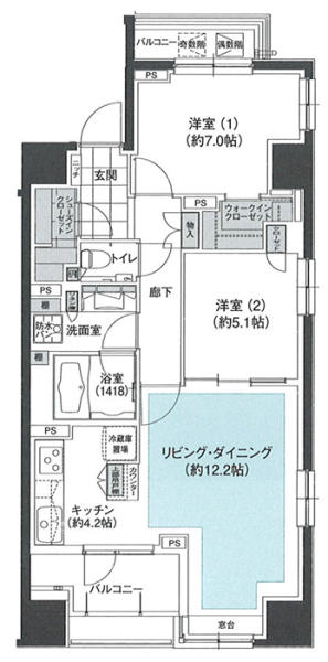 メゾンカルム本郷間取り図