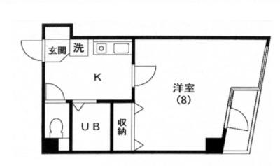 レジャンシック小石川間取り図