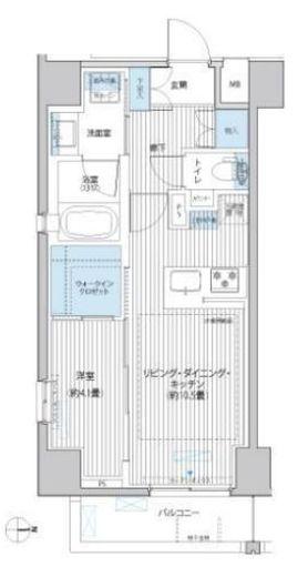 シティインデックス千代田秋葉原間取り図