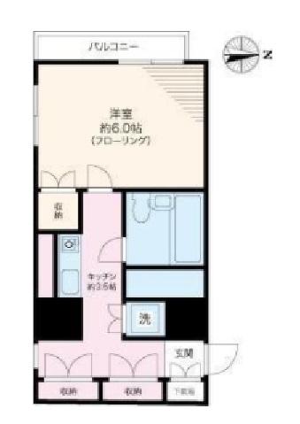 ライオンズマンション白山駅前間取り図