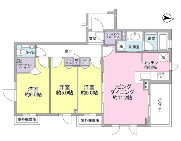 シティハウス文京小日向間取り図