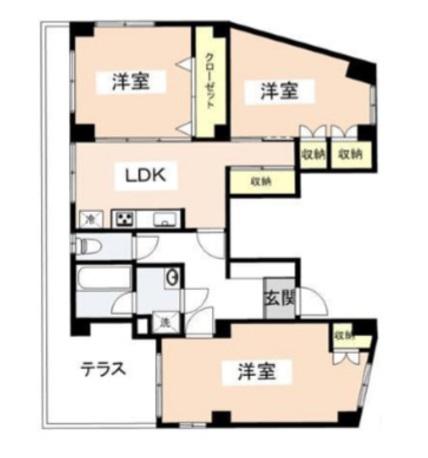 サンライズ小石川間取り図