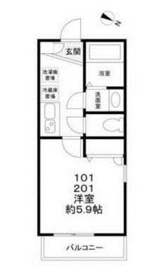 エトワール牛込神楽坂間取り図