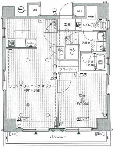 ラグジュアリーアパートメント本郷間取り図