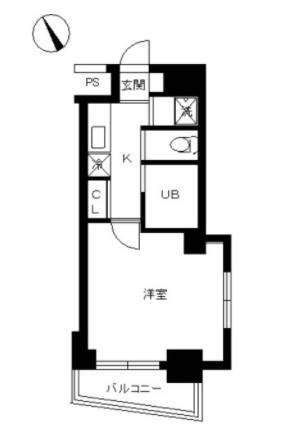 スカイコート後楽園WEST間取り図