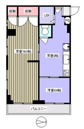 グリンカ白山間取り図