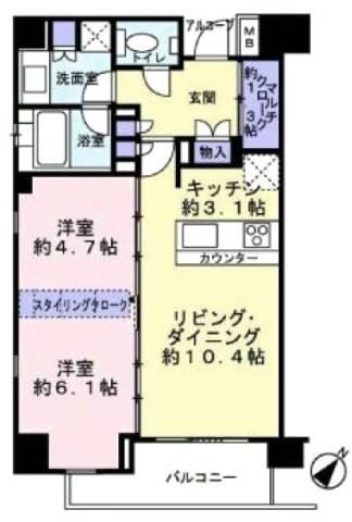 パークリュクス本駒込間取り図