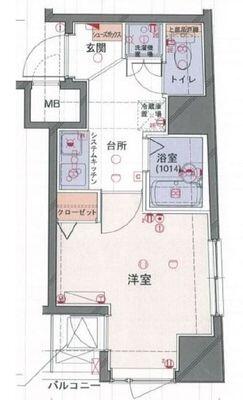 フォルトゥナ文京後楽園間取り図