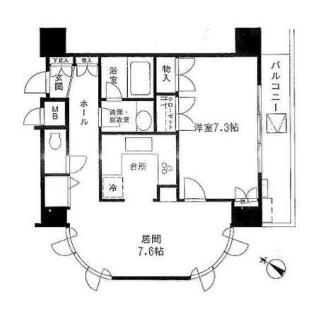 ザ・プラザオーベル白山間取り図