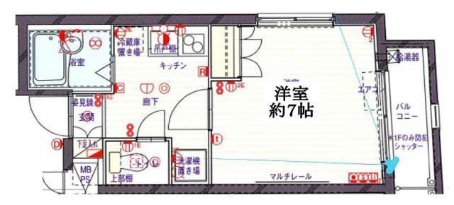クレイシア北新宿間取り図