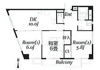 グリーンハウス間取り図