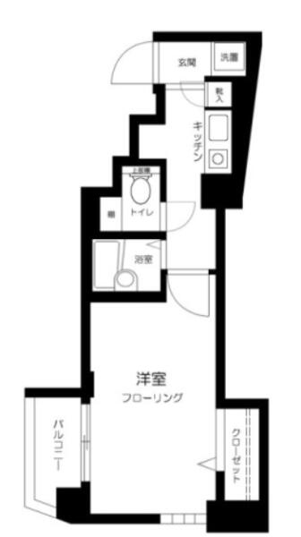 スカイコート目白台 305号室 間取り図