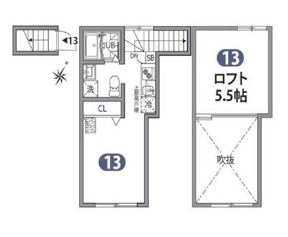 ブランコート文京竹早間取り図