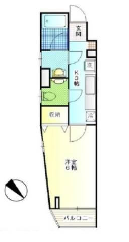 レジェンドコート白山間取り図