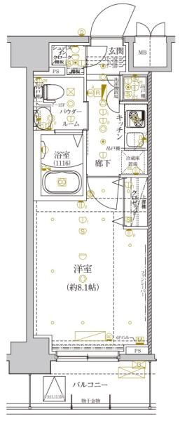 クレイシア王子間取り図