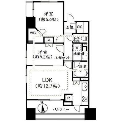 イニシアイオ湯島三組坂上間取り図