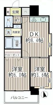 NICEアーバン千駄木　（ナイスアーバン千駄木）間取り図