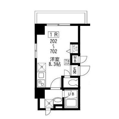 レジス音羽の杜 202号室 間取り図
