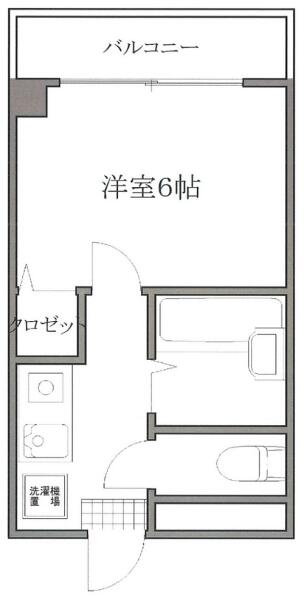 ハイツムサシII間取り図