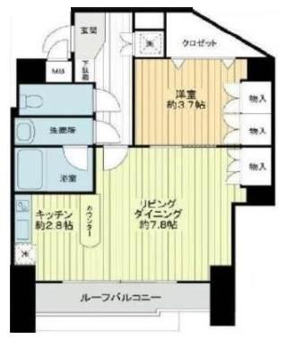 ミリオンガーデン小石川間取り図