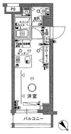 スカイコート茗荷谷壱番館間取り図