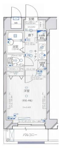 ラグジュアリーアパートメント・デュオ神楽坂間取り図